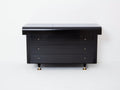 Pierre Cardin signed commode black lacquered and brass 1980s