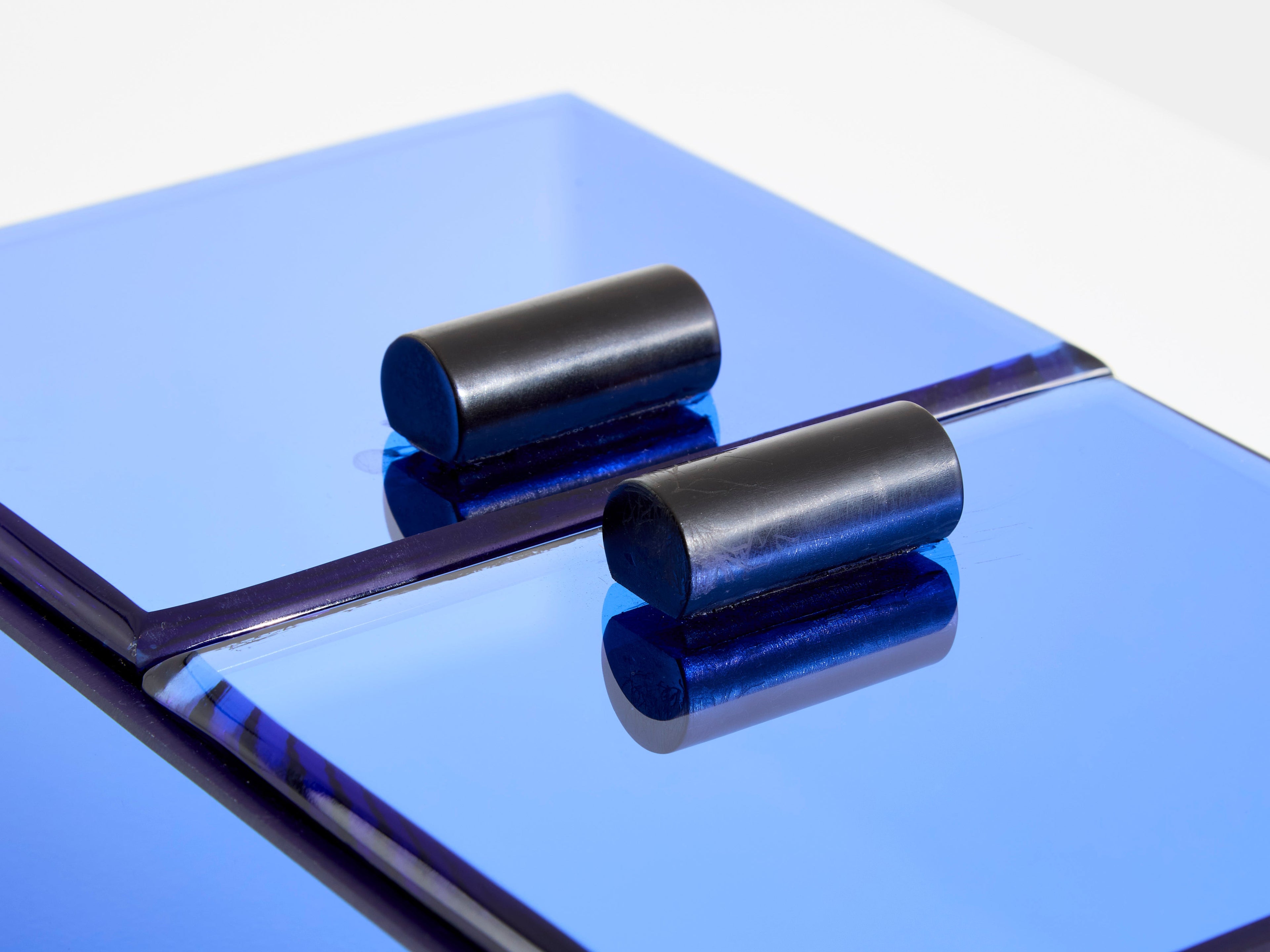 Pietro Chiesa for Fontana Arte blue mirror jewellery box 1940