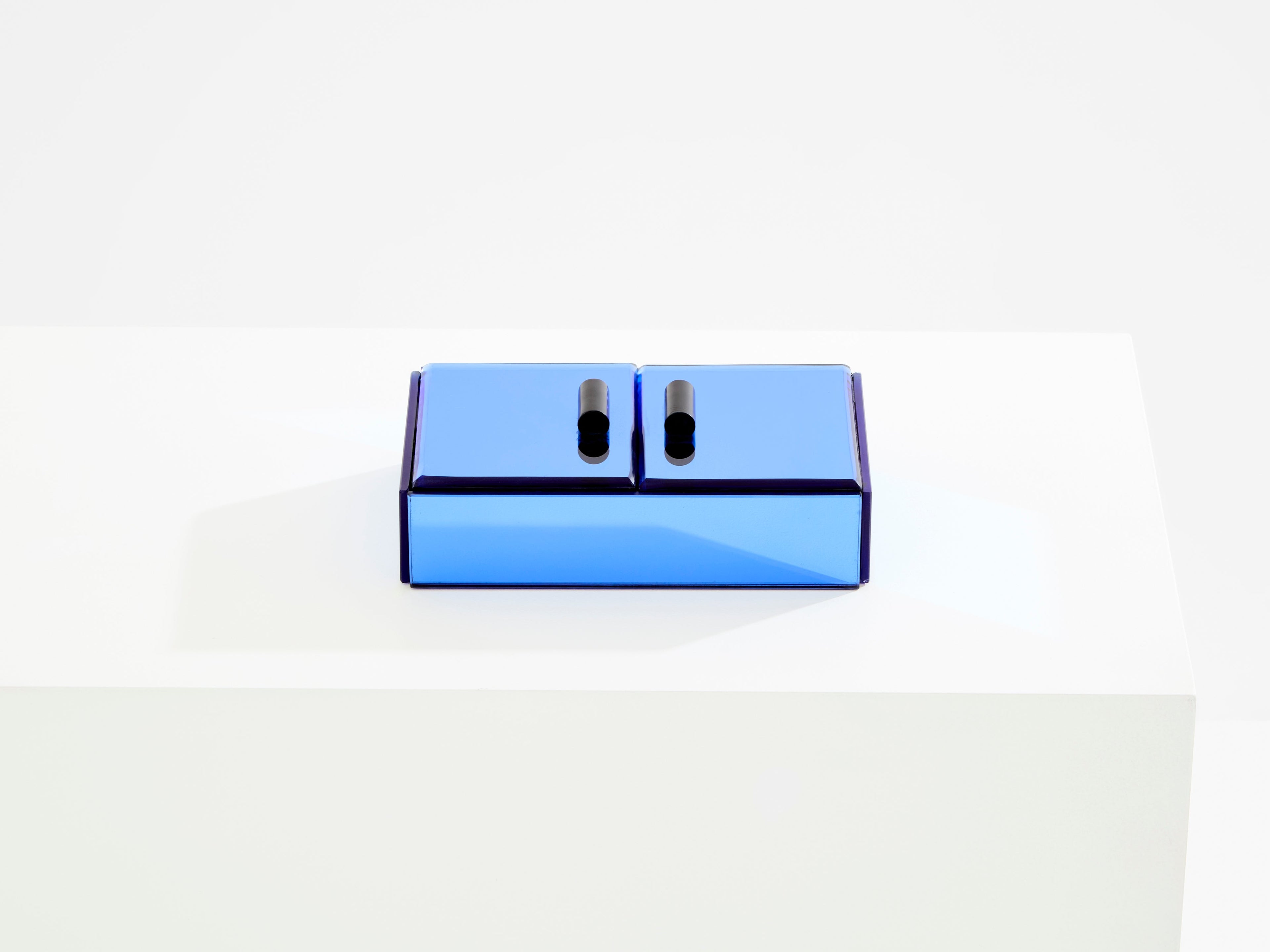 Pietro Chiesa for Fontana Arte blue mirror jewellery box 1940