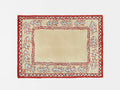 Red beige and light green wool Rug by Garouste & Bonetti 1993