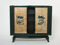 René Drouet and Pierre Adrien Ekman Art deco lacquered cabinet 1938