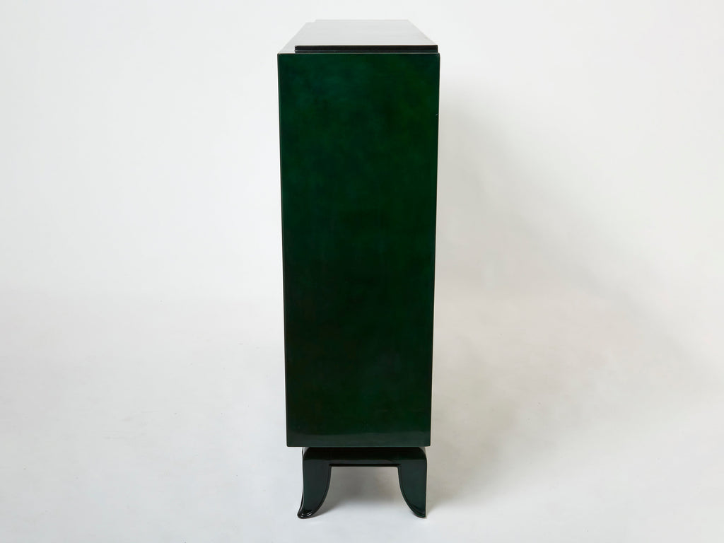 René Drouet and Pierre Adrien Ekman Art deco lacquered cabinet 1938