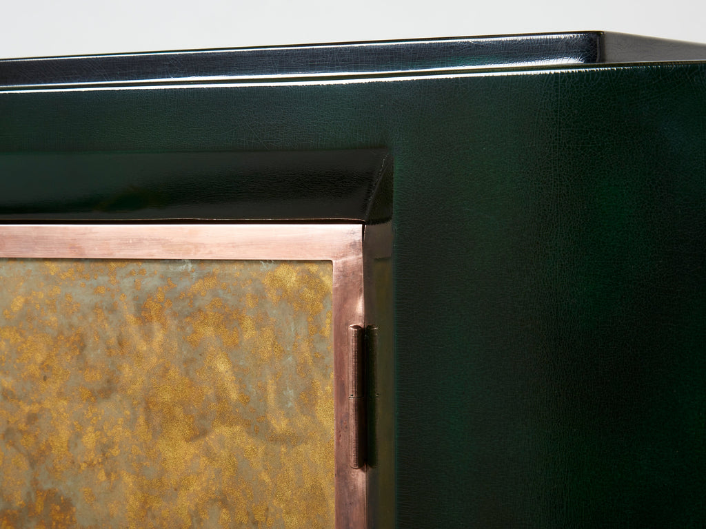 René Drouet and Pierre Adrien Ekman Art deco lacquered cabinet 1938