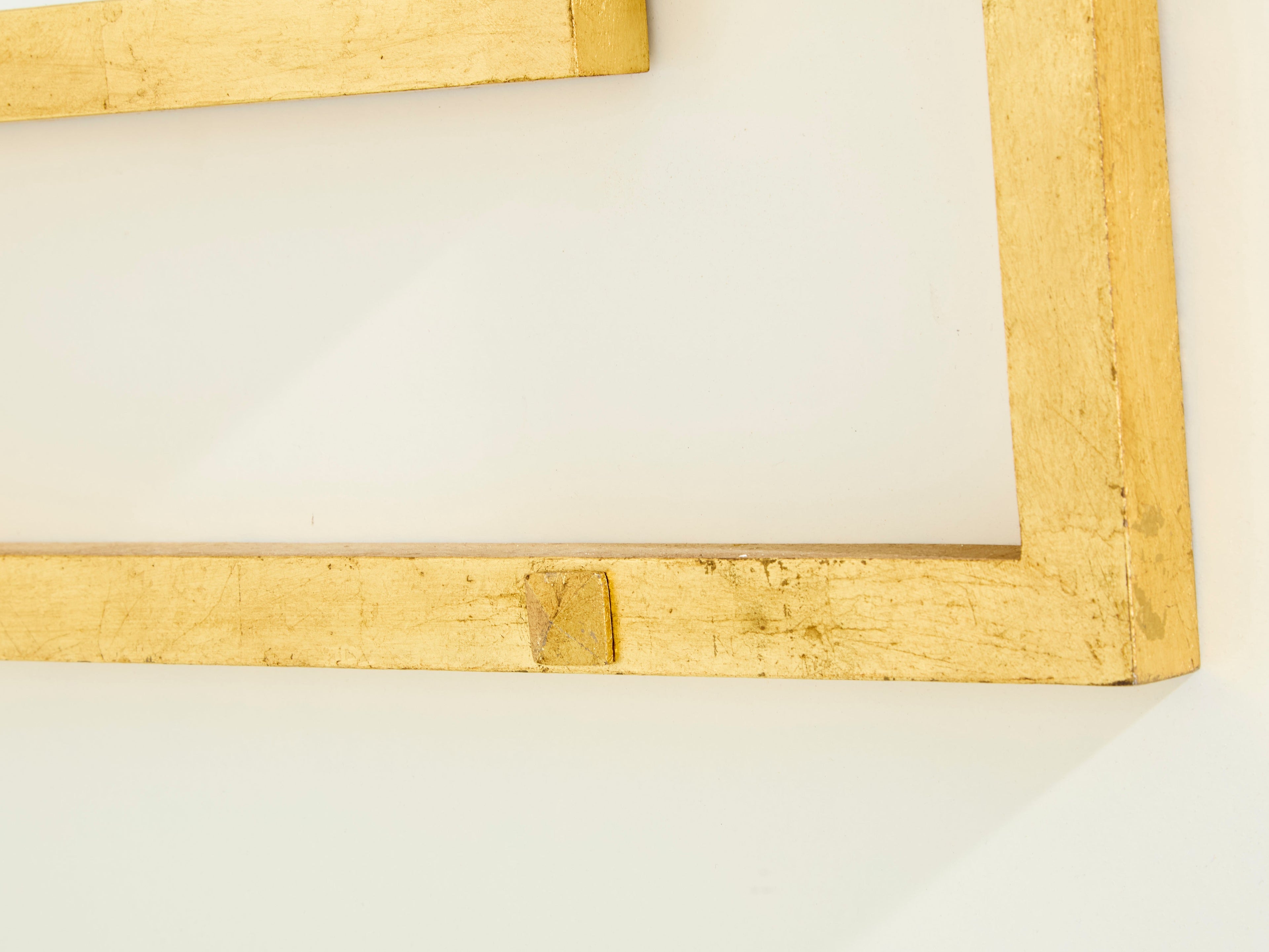 Roger Thibier gilt wrought iron console table with mirror 1960s