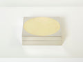 Romeo Rega Italian chrome brass jewellery box 1970
