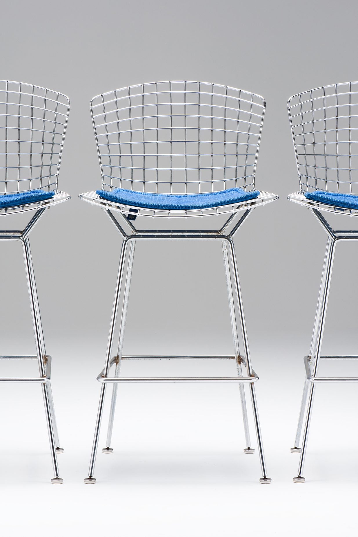 Harry Bertoia SET OF 3 BAR STOOLS – KNOLL INT.