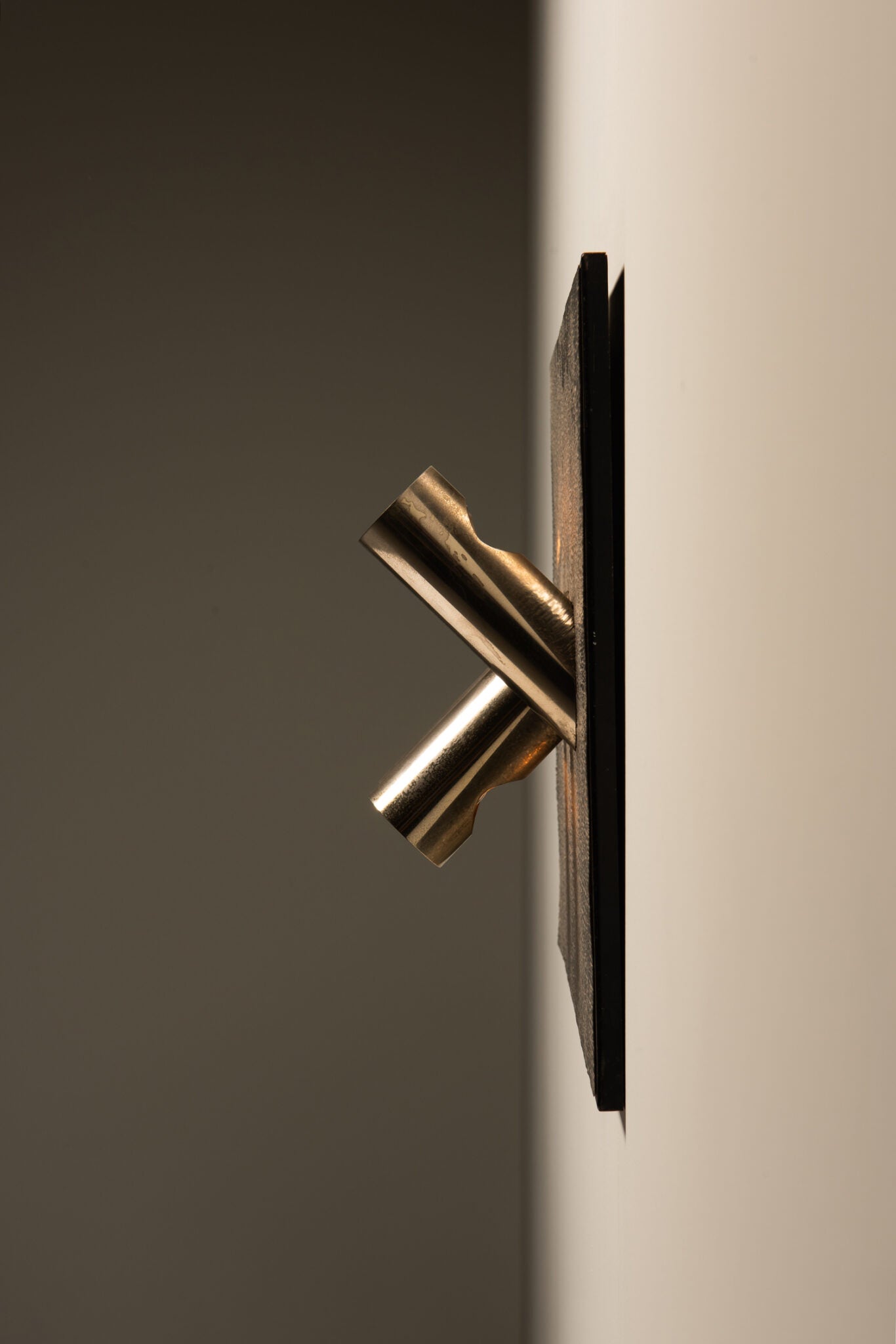 Gaetano Missaglia Sculptural Light Panel in Metal