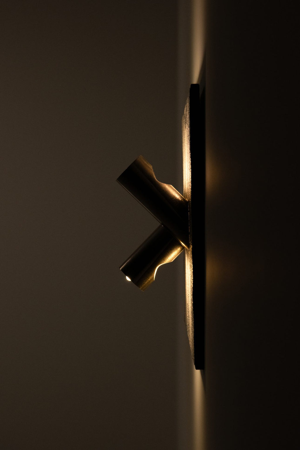 Gaetano Missaglia Sculptural Light Panel in Metal