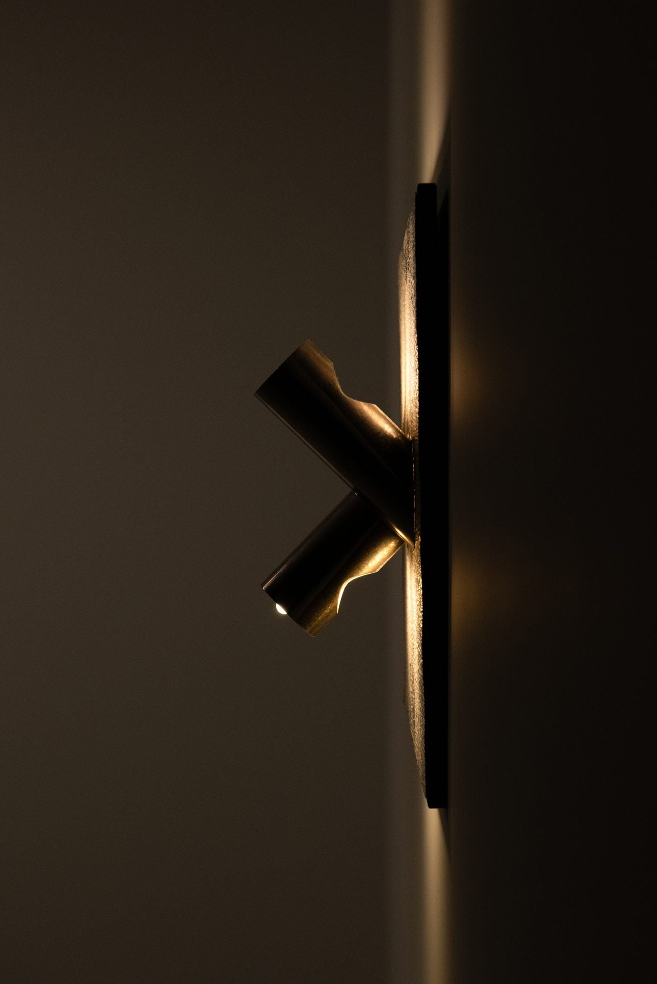 Gaetano Missaglia Sculptural Light Panel in Metal