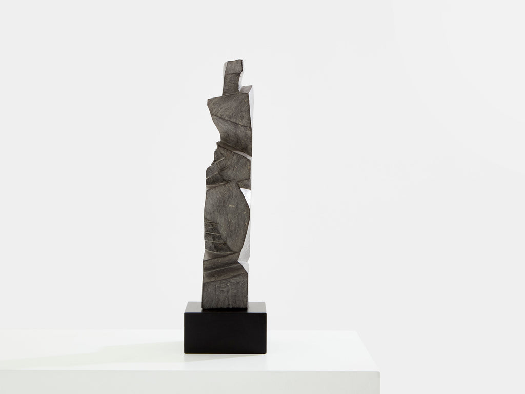Sébastien Touret brutalist stone totem sculpture circa 2010