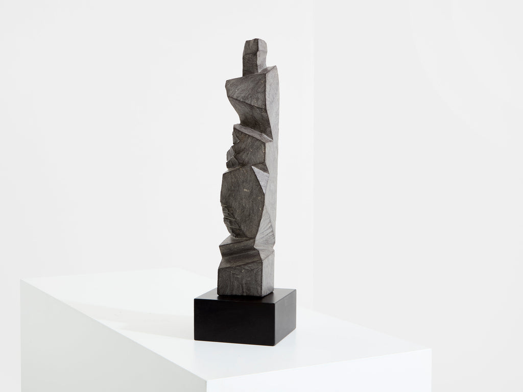 Sébastien Touret brutalist stone totem sculpture circa 2010