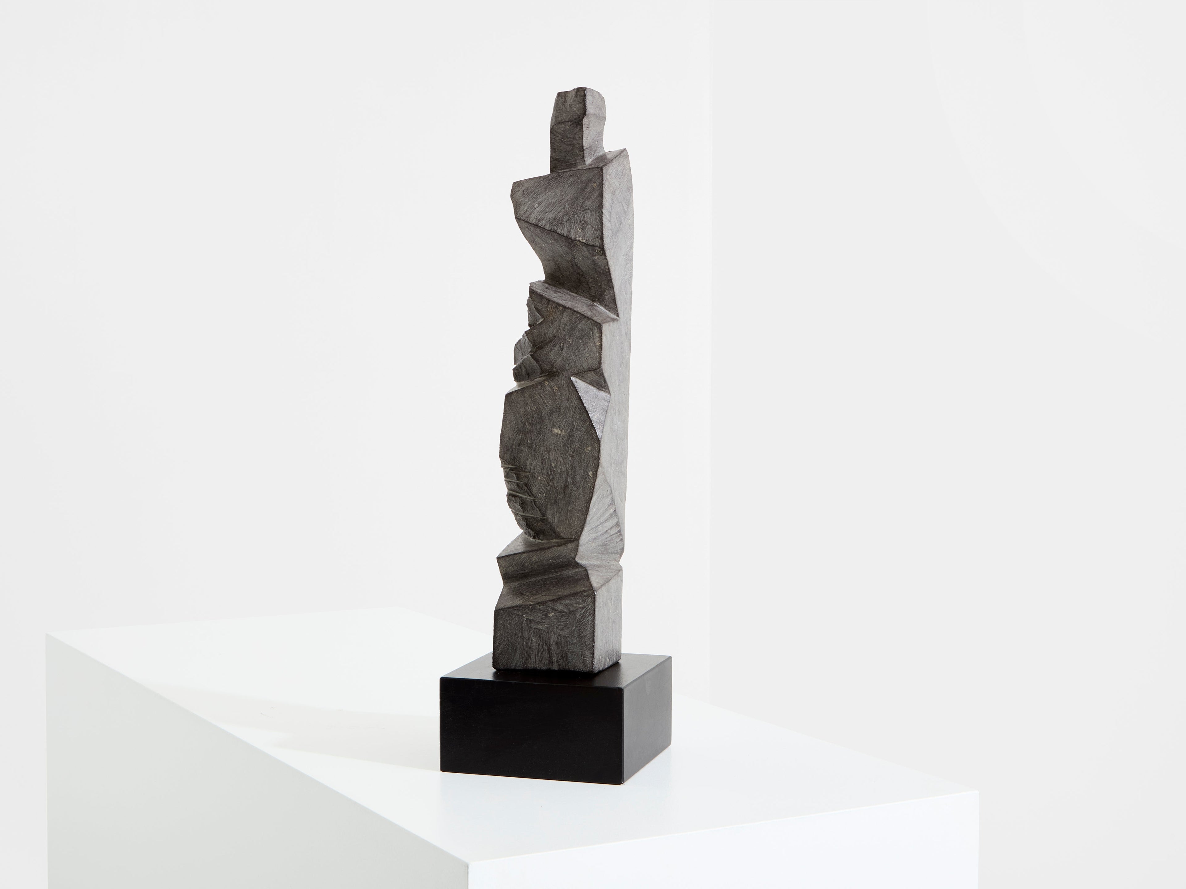Sébastien Touret brutalist stone totem sculpture circa 2010