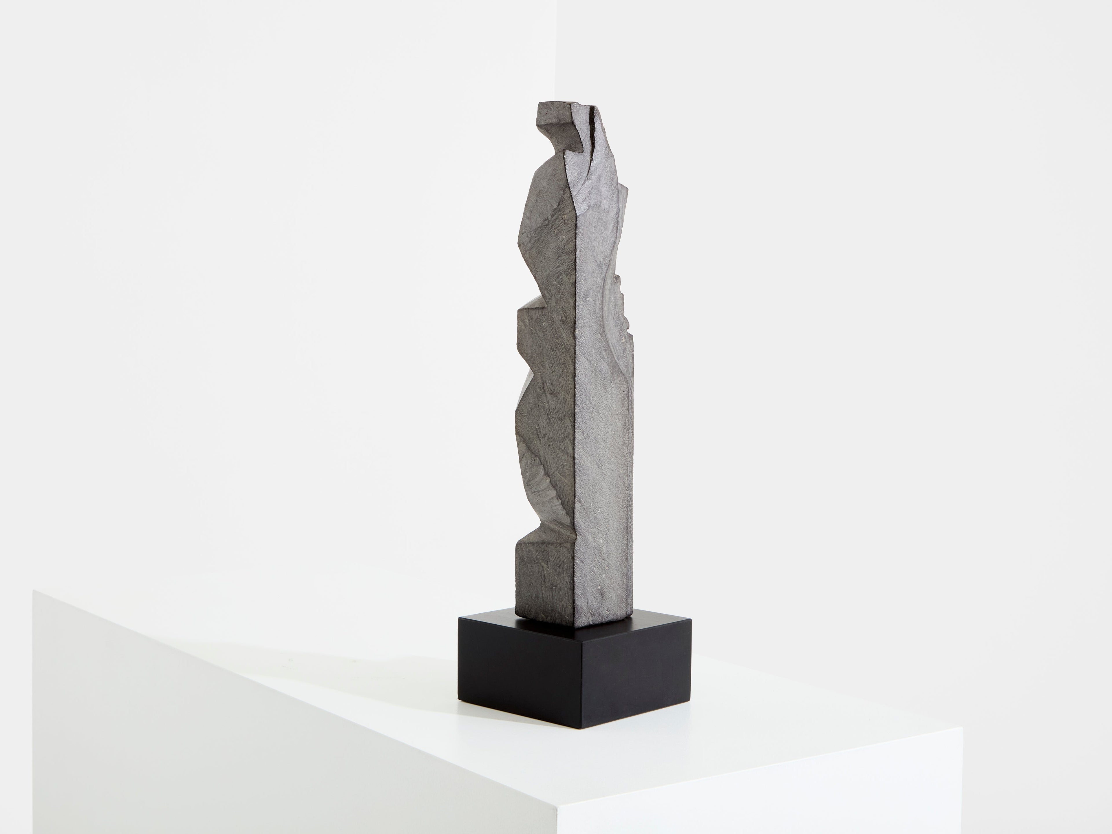Sébastien Touret brutalist stone totem sculpture circa 2010