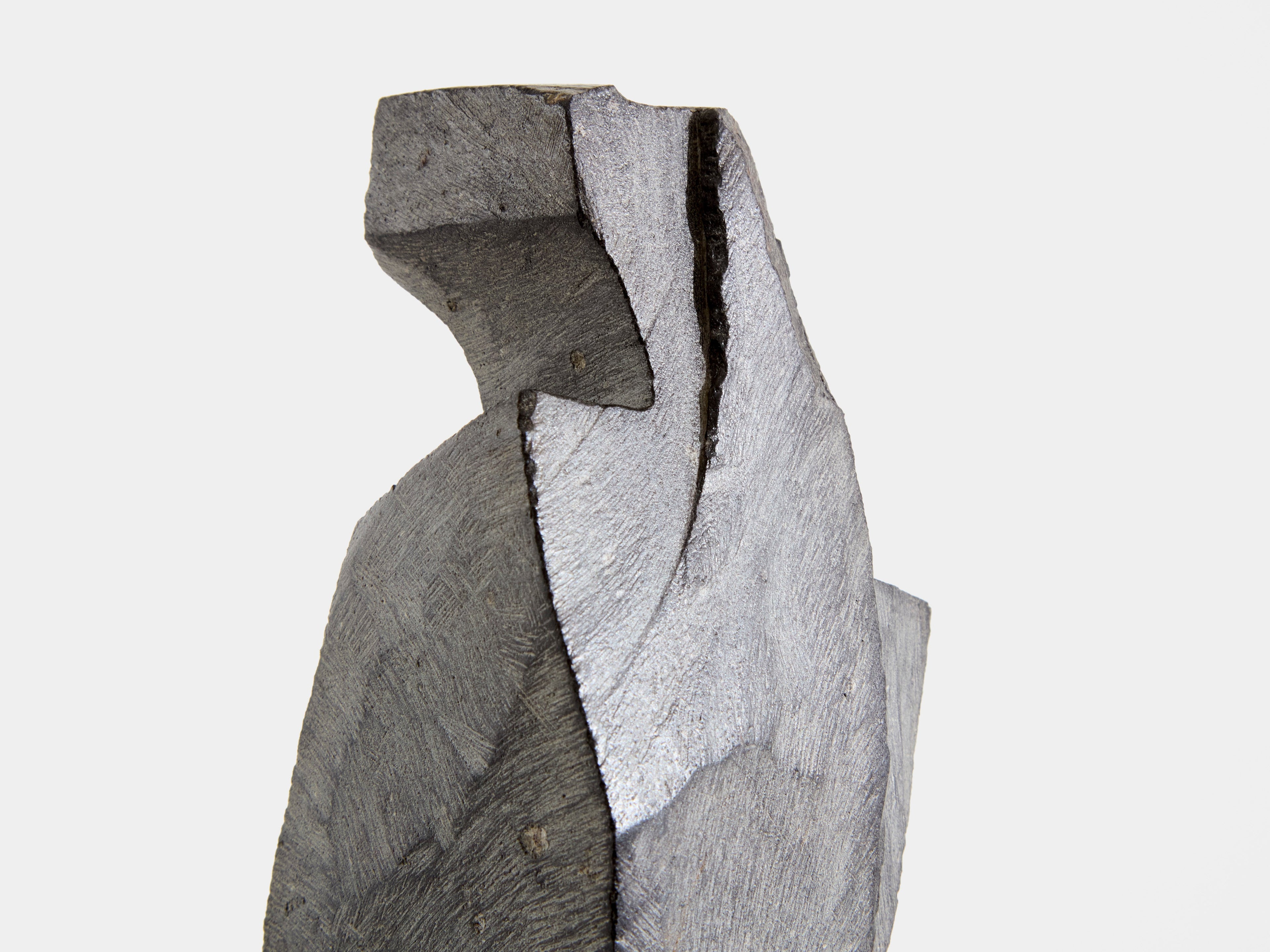 Sébastien Touret brutalist stone totem sculpture circa 2010
