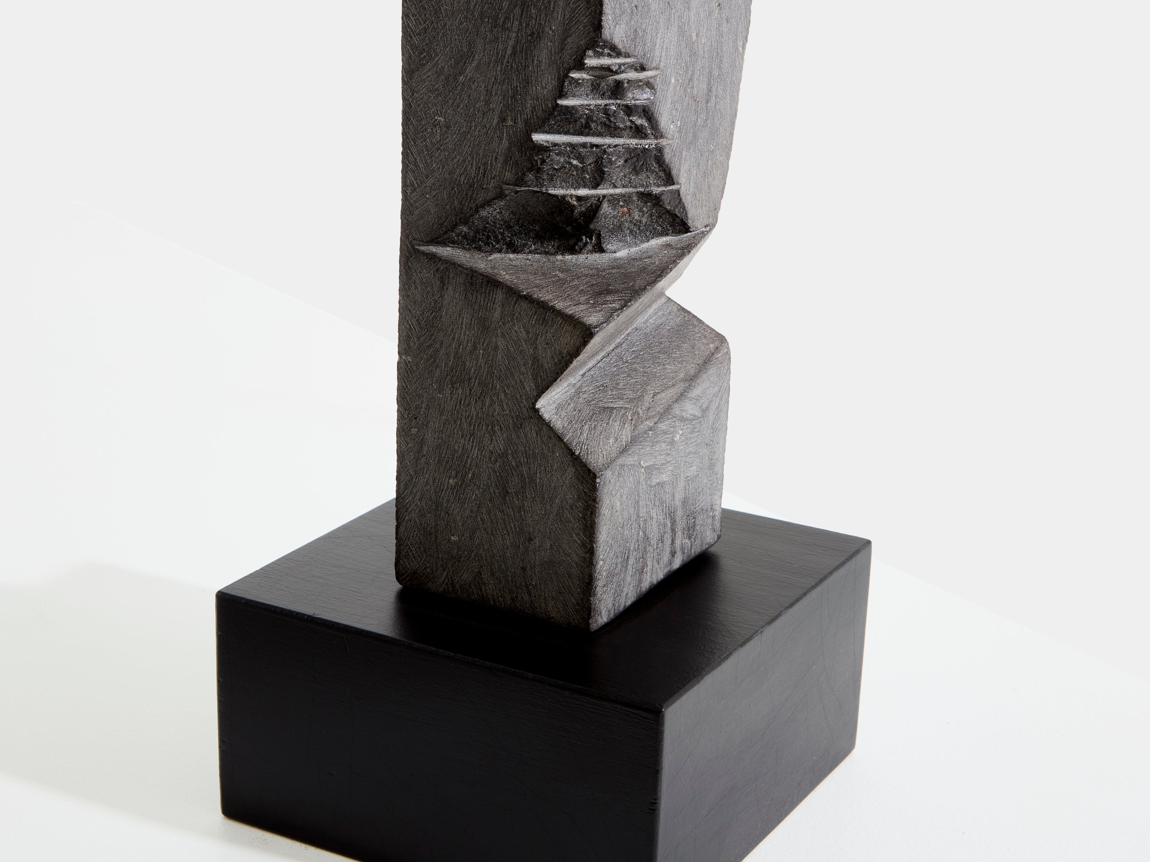 Sébastien Touret brutalist stone totem sculpture circa 2010
