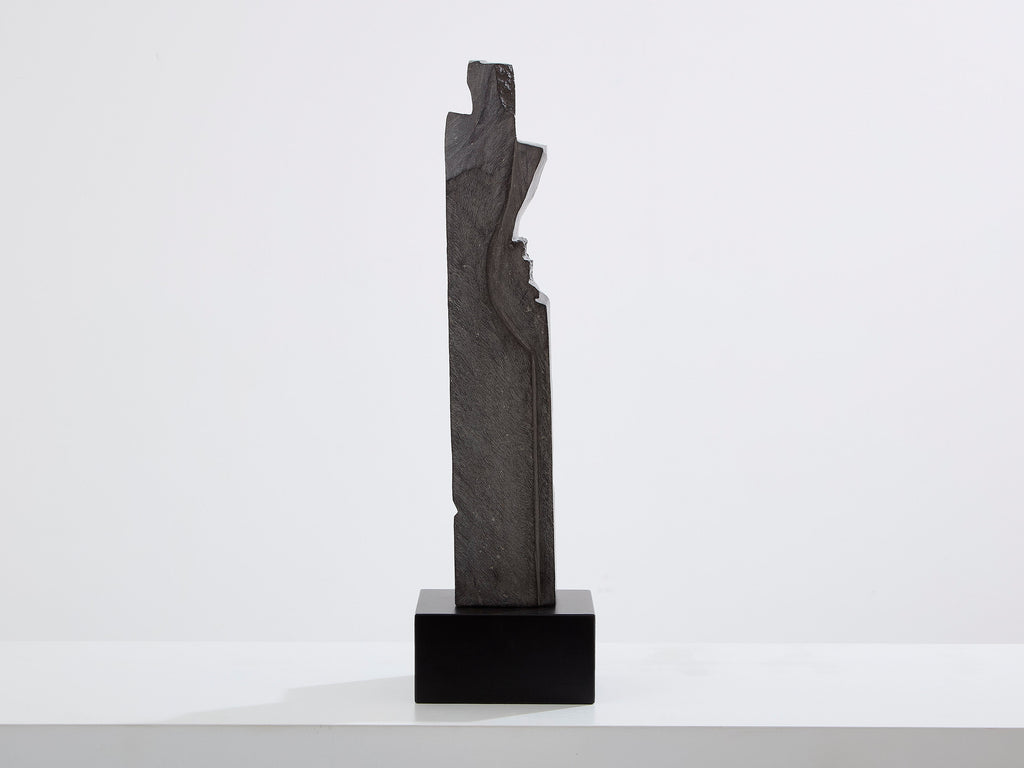 Sébastien Touret brutalist stone totem sculpture circa 2010