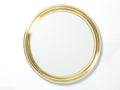 Italian brass mirror by Sergio Mazza for Artemide 1960s