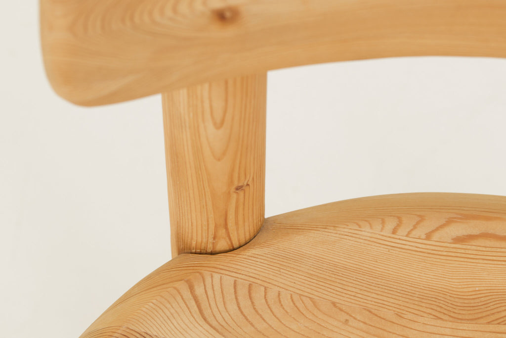 Rainer Daumiller Set of 6 dining chairs in pine