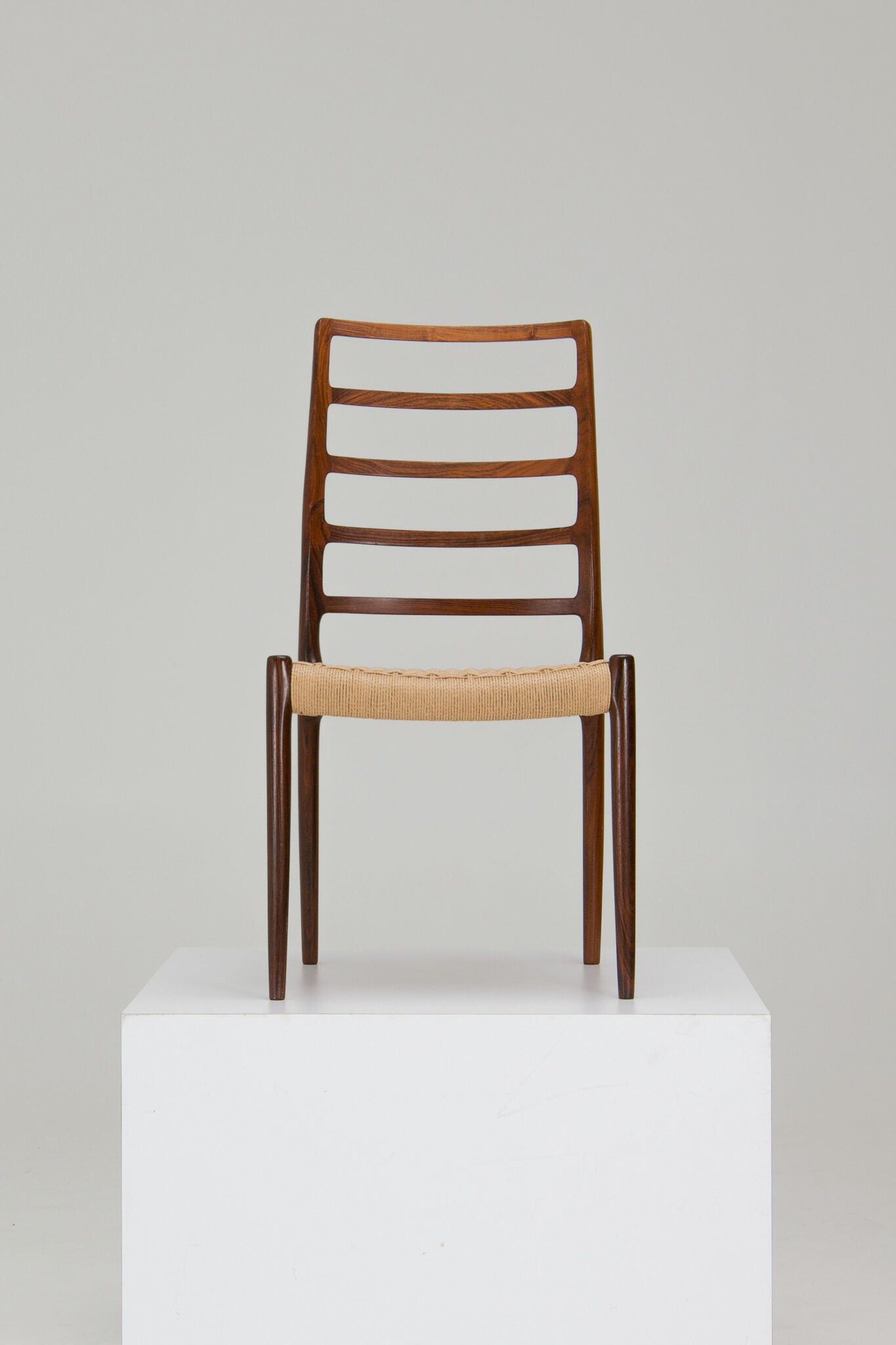 Niels O. Møller Set of 8 ‘Model no. 82’ Dining Chairs