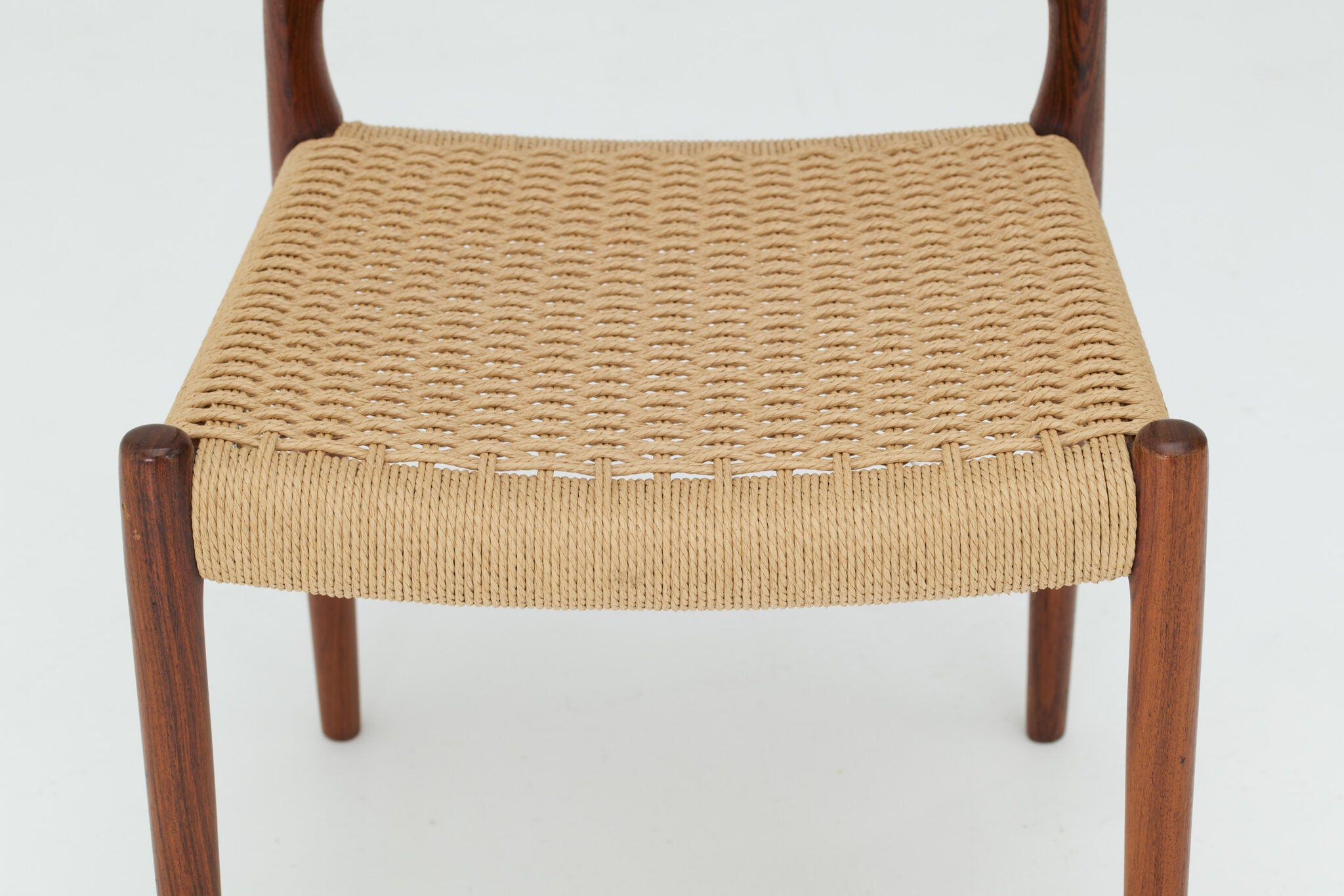 Niels O. Møller Set of 8 ‘Model no. 82’ Dining Chairs