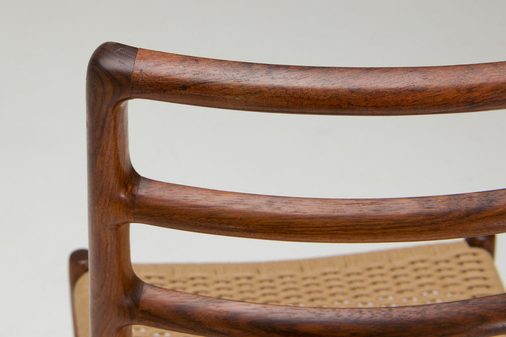 Niels O. Møller Set of 8 ‘Model no. 82’ Dining Chairs