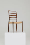 Niels O. Møller Set of 8 ‘Model no. 82’ Dining Chairs