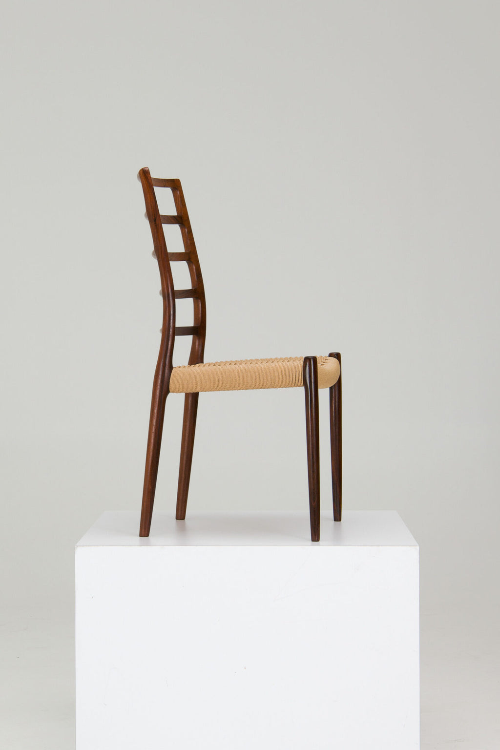 Niels O. Møller Set of 8 ‘Model no. 82’ Dining Chairs