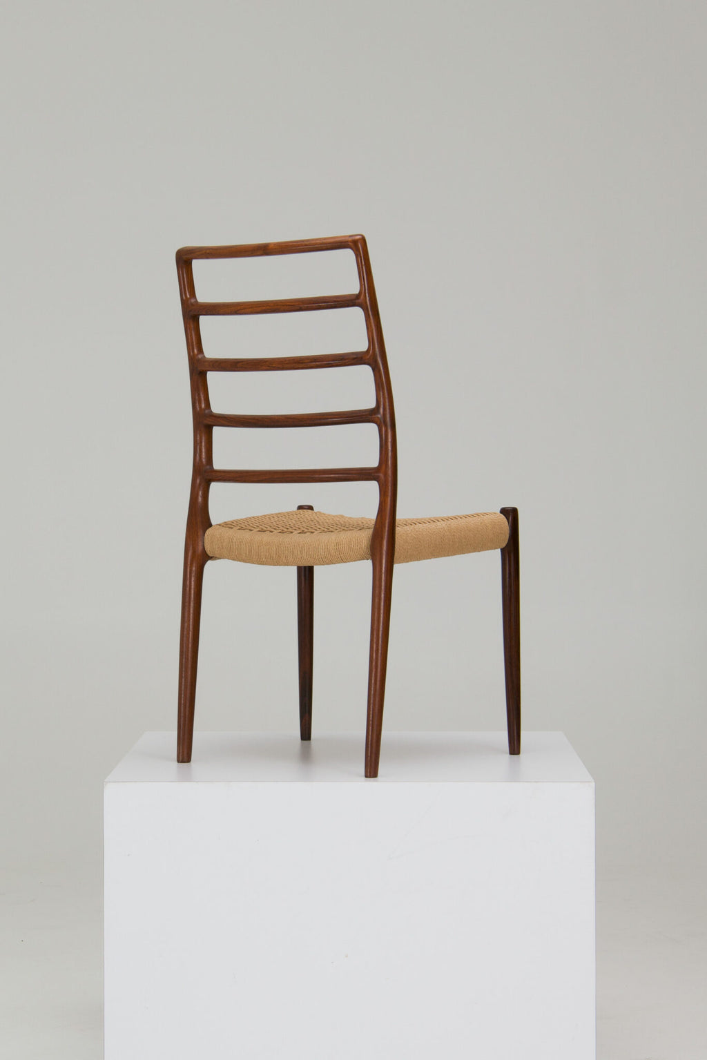 Niels O. Møller Set of 8 ‘Model no. 82’ Dining Chairs