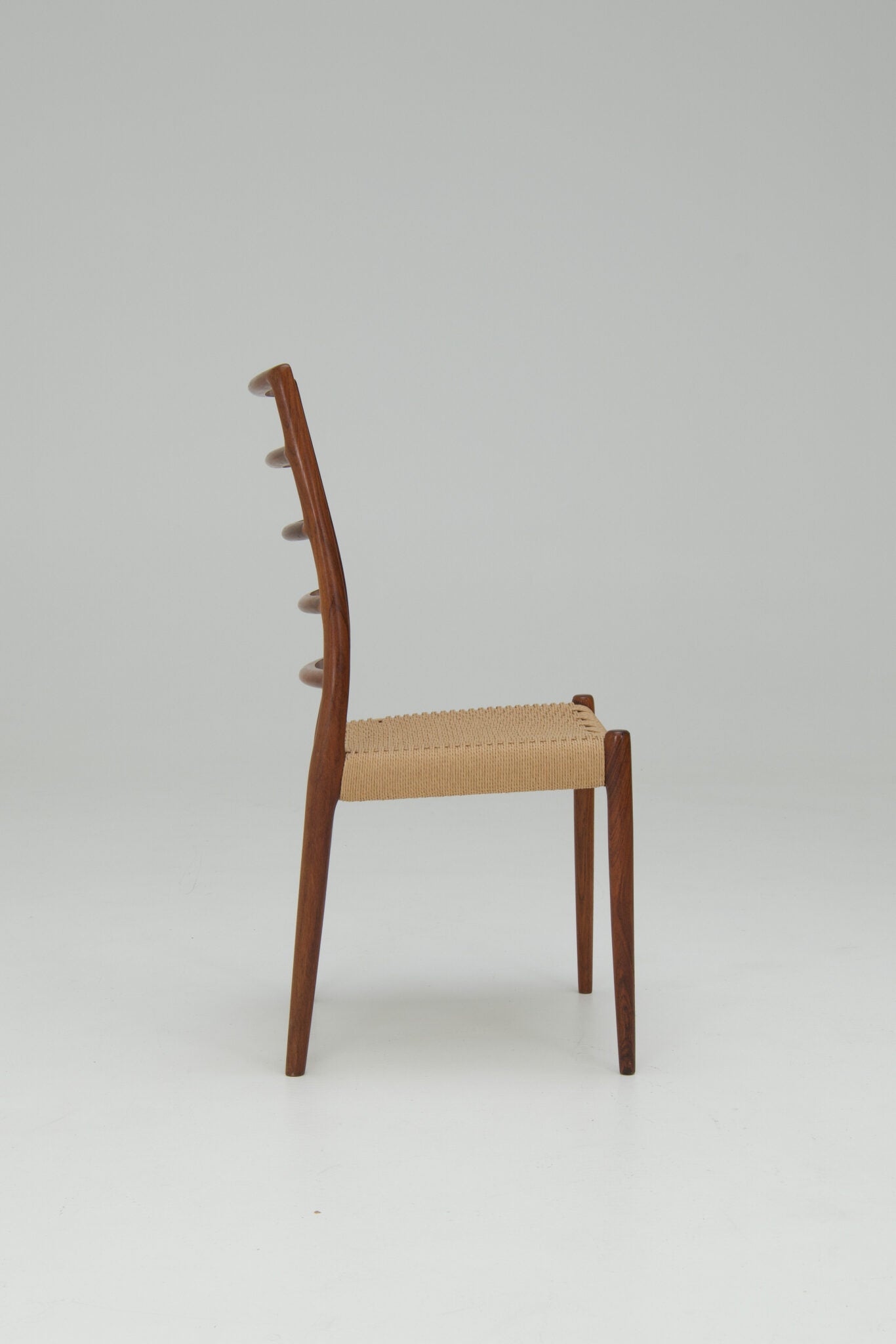 Niels O. Møller Set of 8 ‘Model no. 82’ Dining Chairs