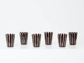 Set of 6 Italian Murano glass tumblers 1980s