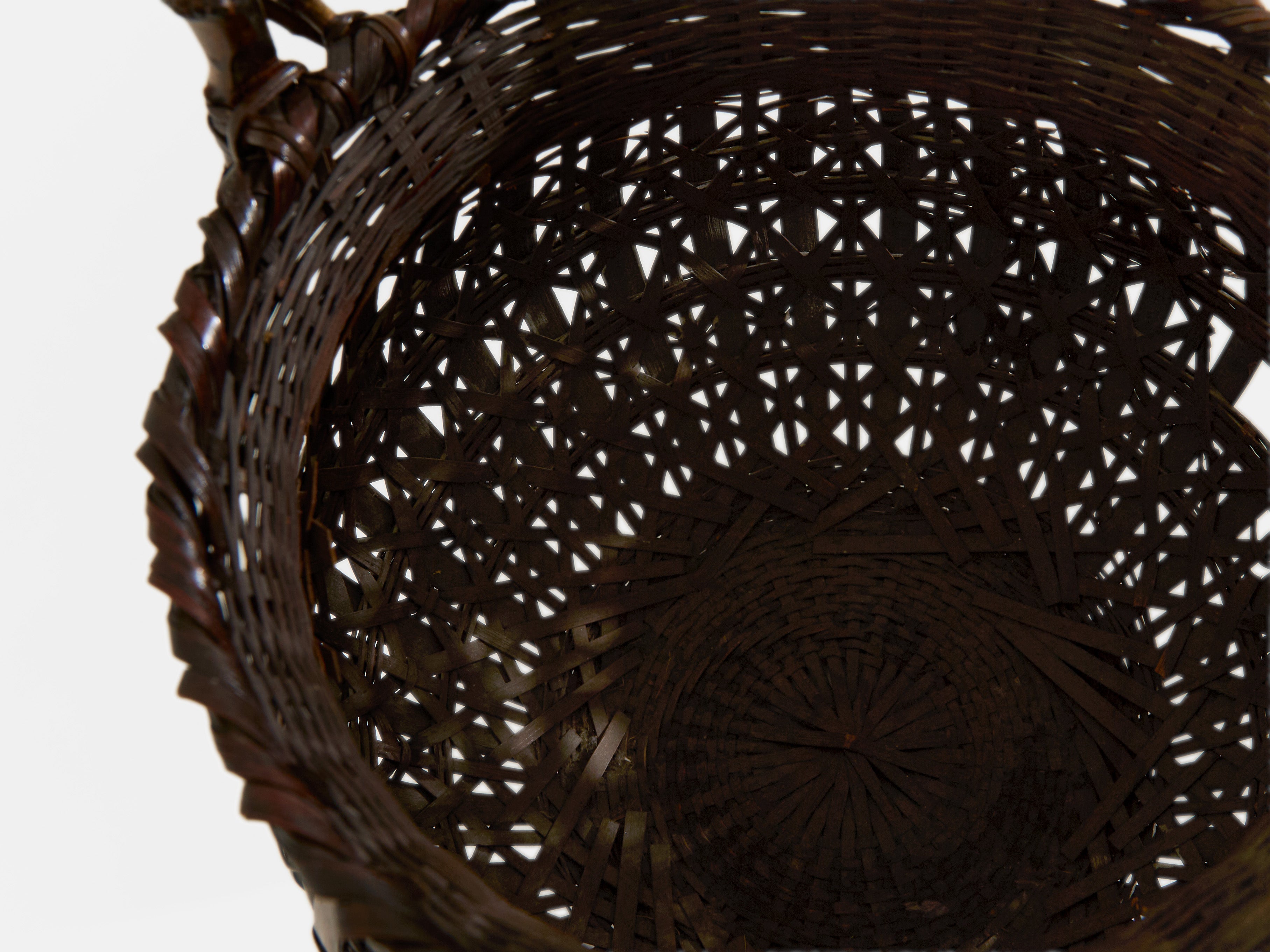 Set of Ikebana Bamboo Baskets Maeda Chikubōsai Meiji Period