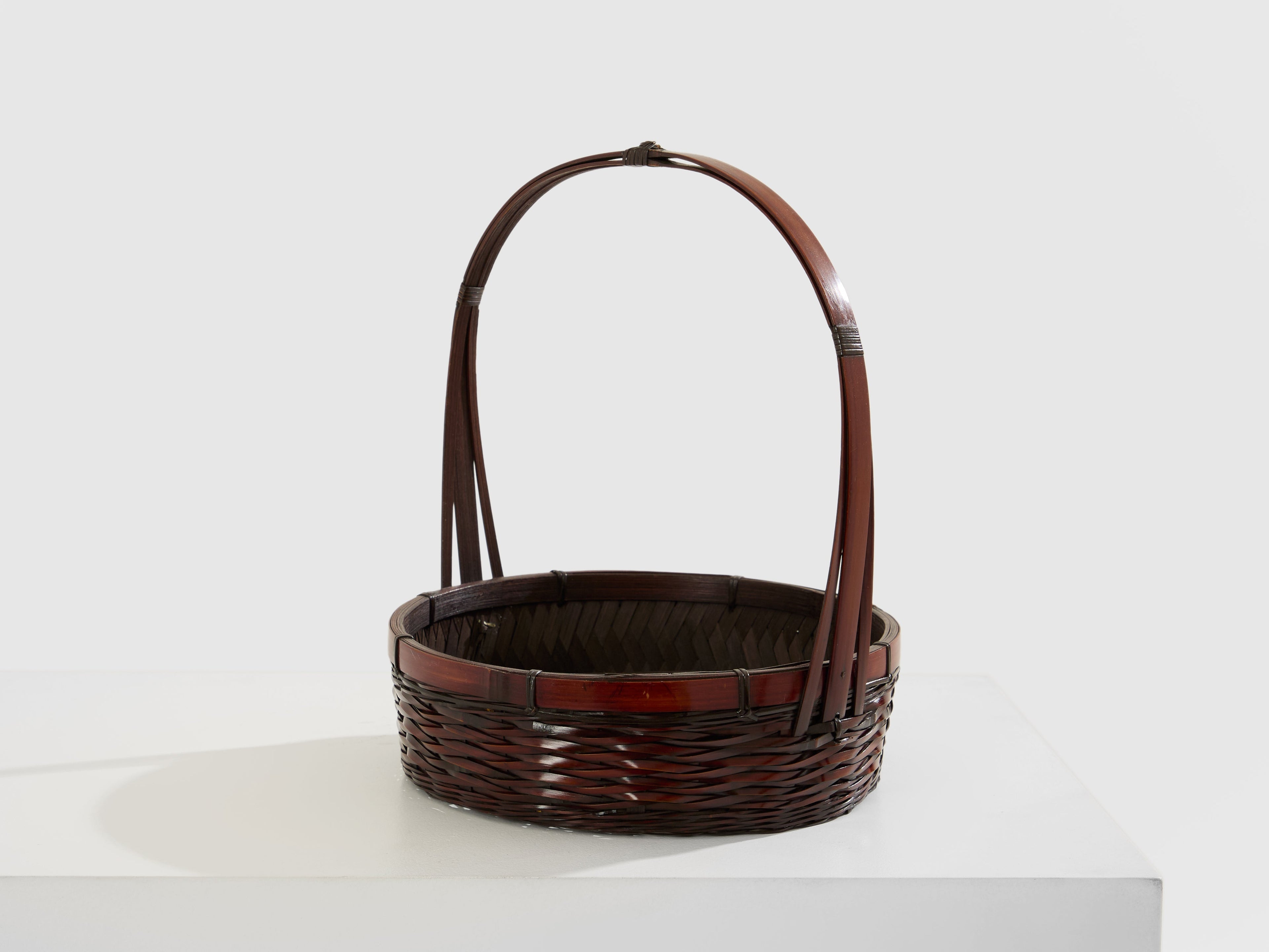Set of Ikebana Bamboo Baskets Maeda Chikubōsai Meiji Period