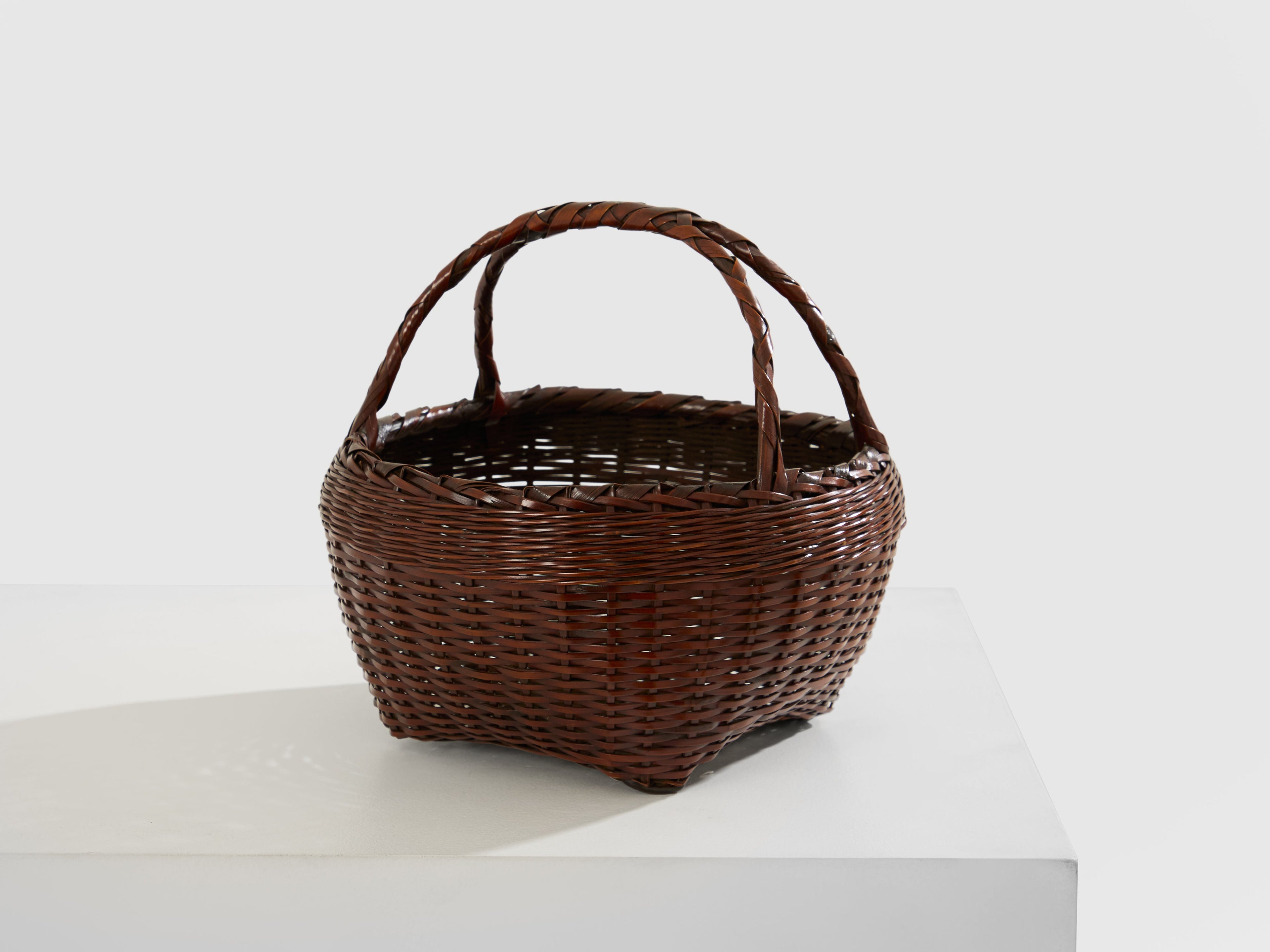Set of Ikebana Bamboo Baskets Maeda Chikubōsai Meiji Period