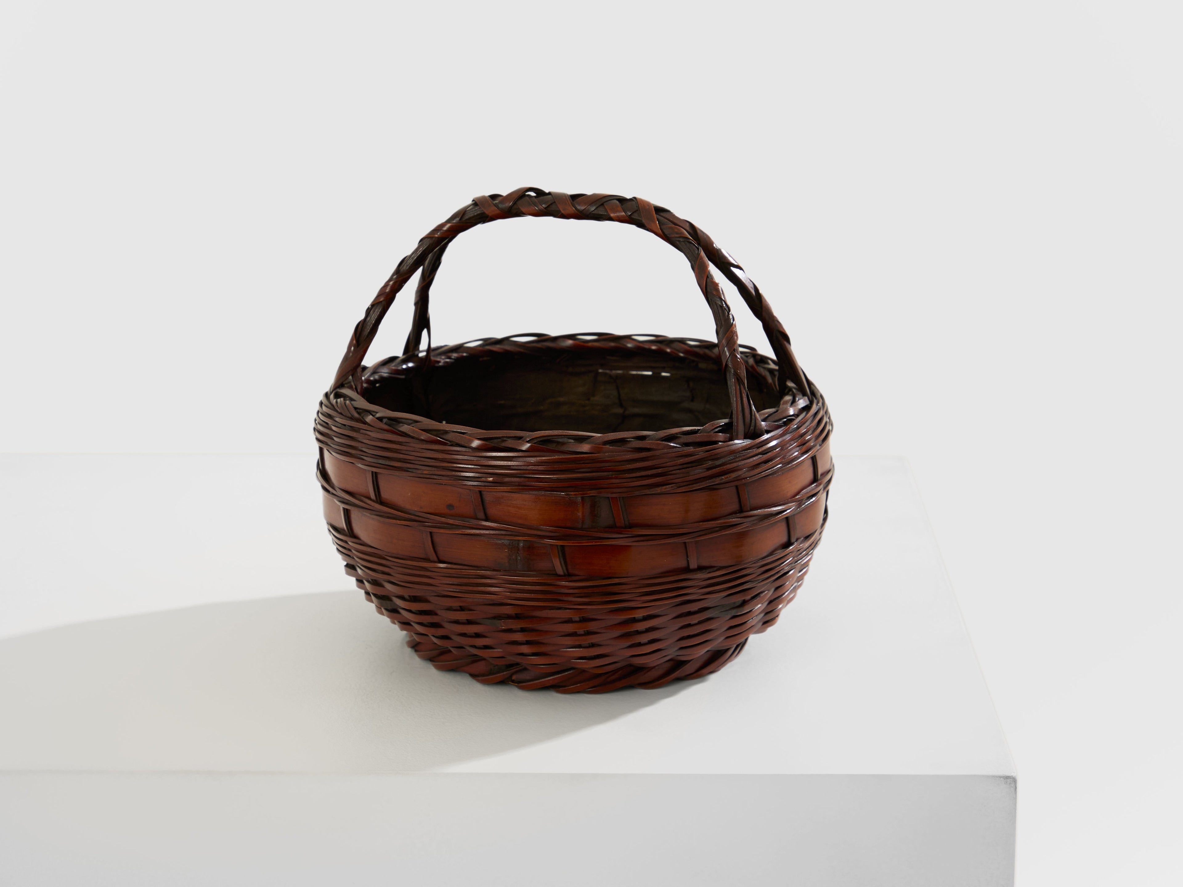 Set of Ikebana Bamboo Baskets Maeda Chikubōsai Meiji Period