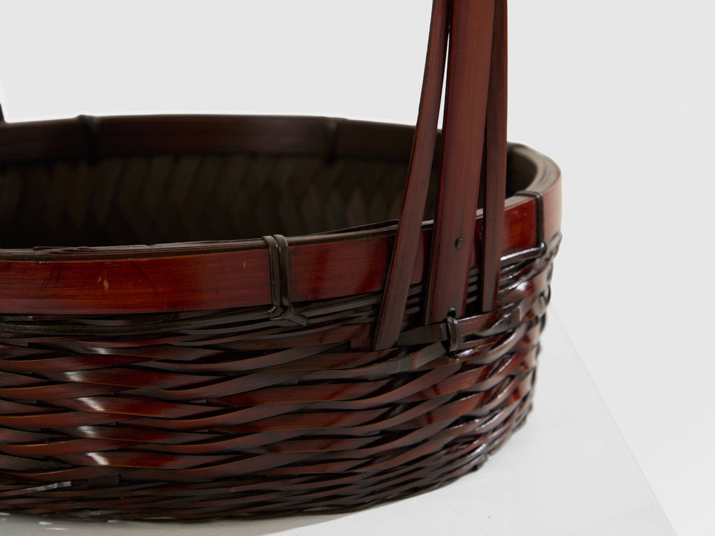 Set of Ikebana Bamboo Baskets Maeda Chikubōsai Meiji Period