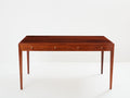 Severin Hansen Rosewood desk table for Haslev Denmark 1960