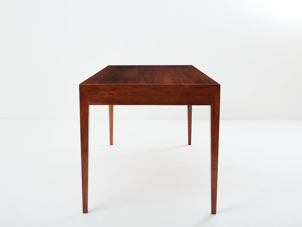 Severin Hansen Rosewood desk table for Haslev Denmark 1960