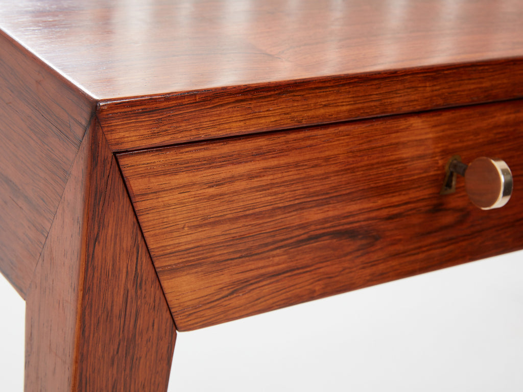 Severin Hansen Rosewood desk table for Haslev Denmark 1960