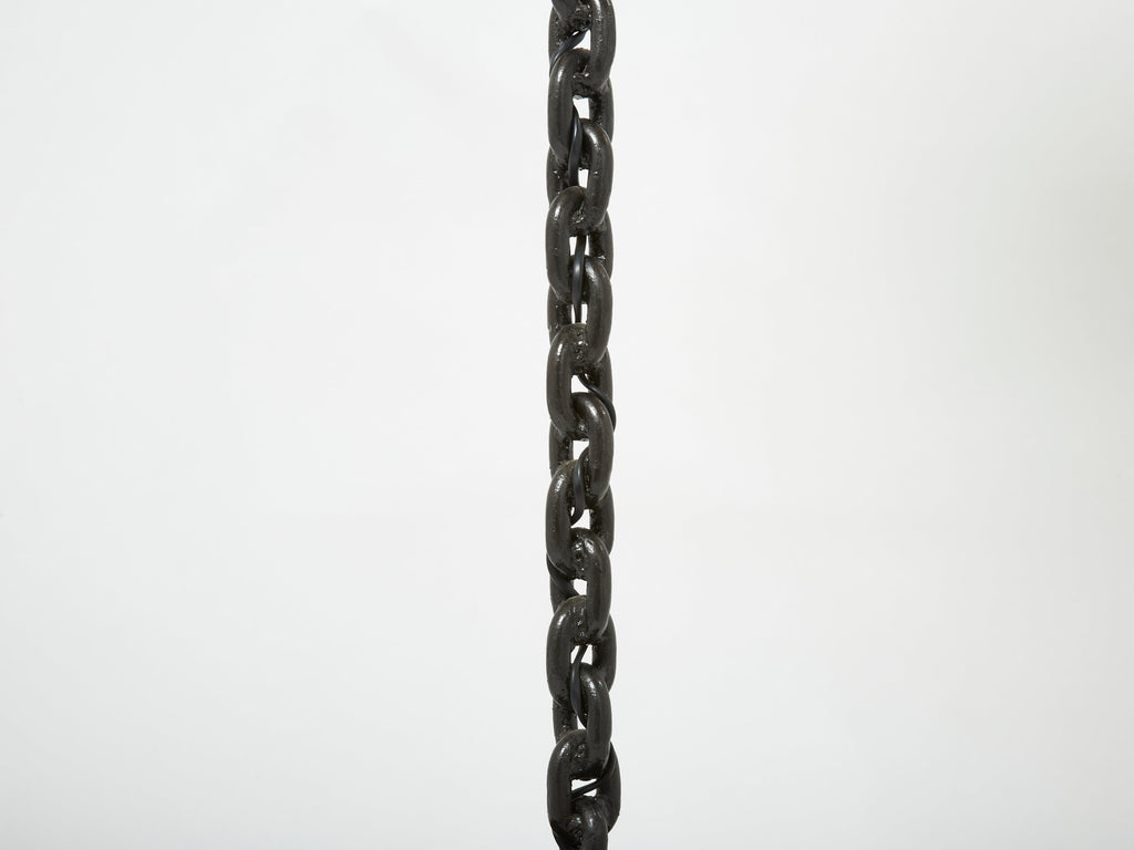Signed Jacques Vidal French Mid Century Wrought Iron floor lamp 1967