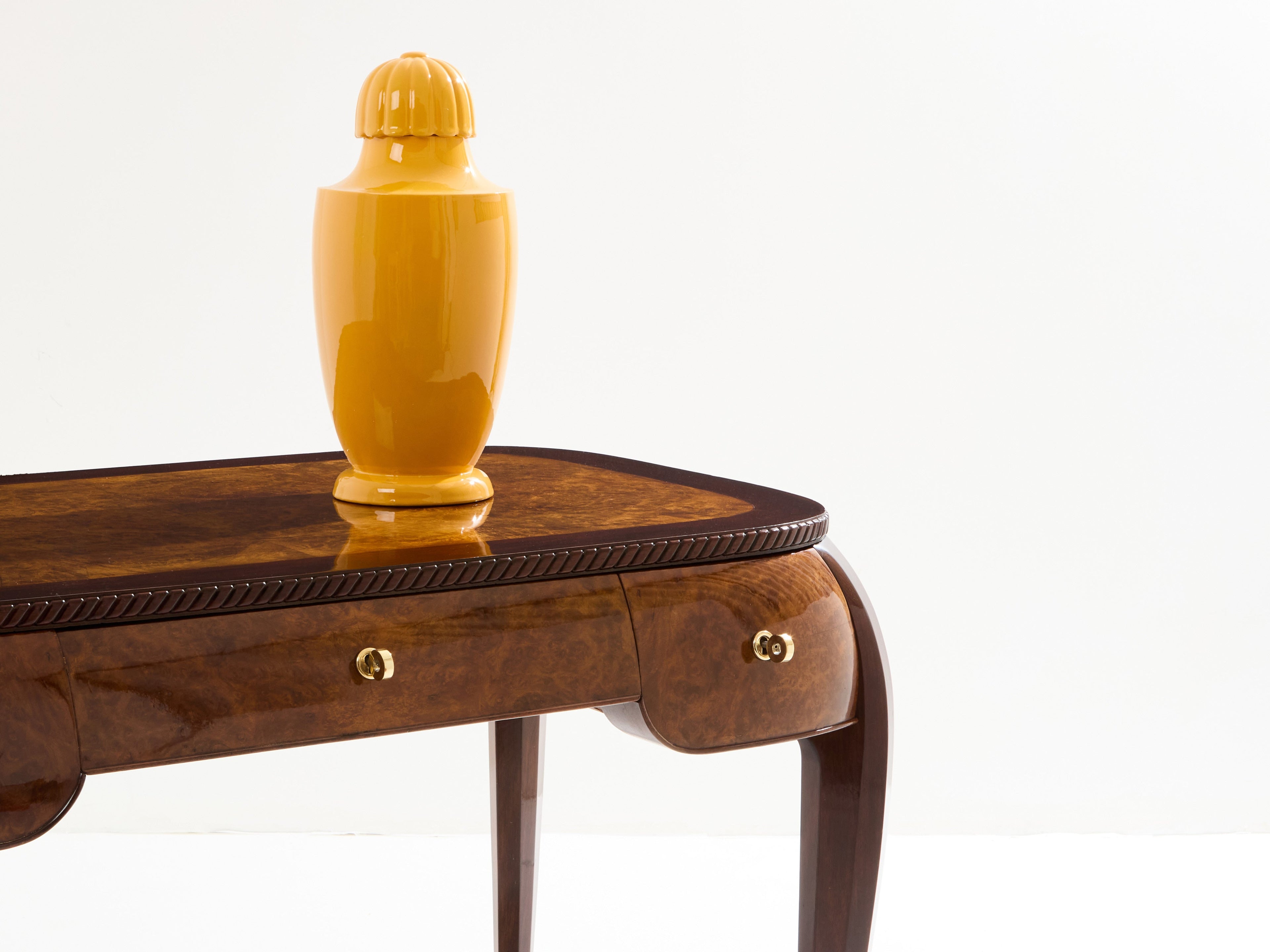 Süe & Mare rosewood and amboyna burl desk 1921
