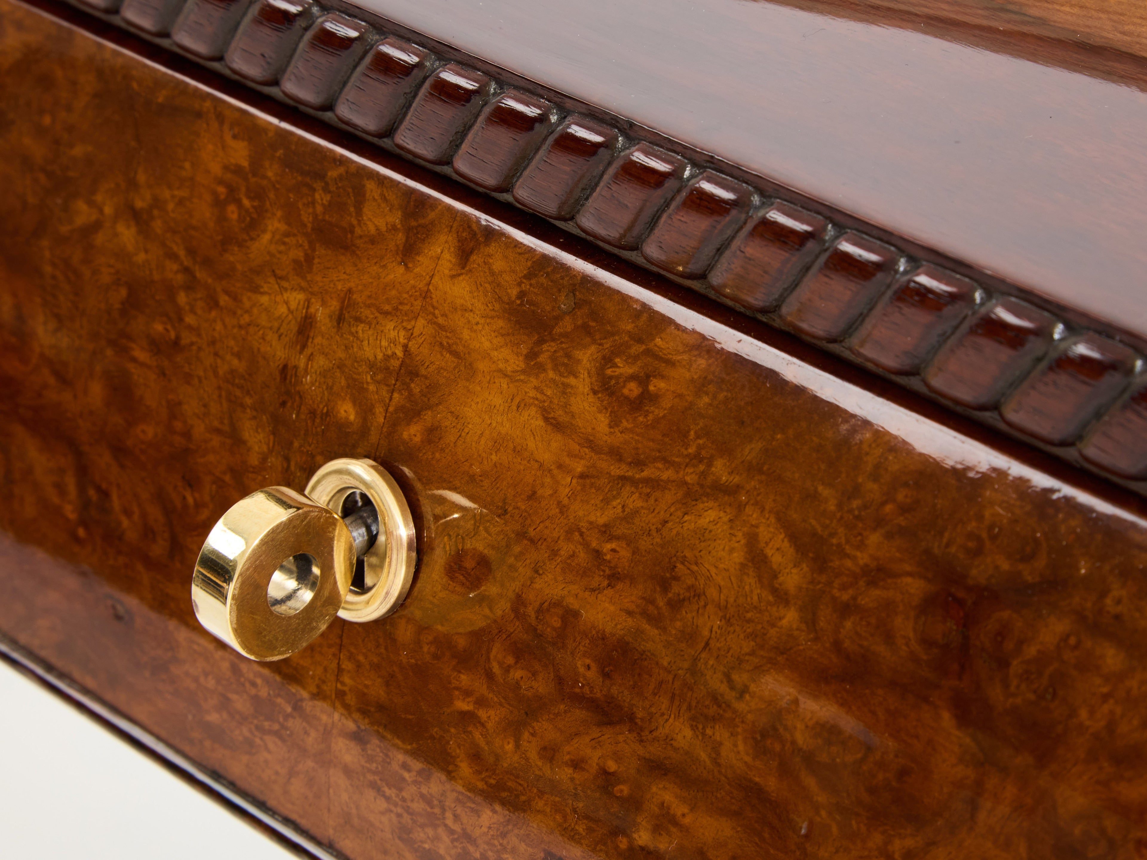 Süe & Mare rosewood and amboyna burl desk 1921