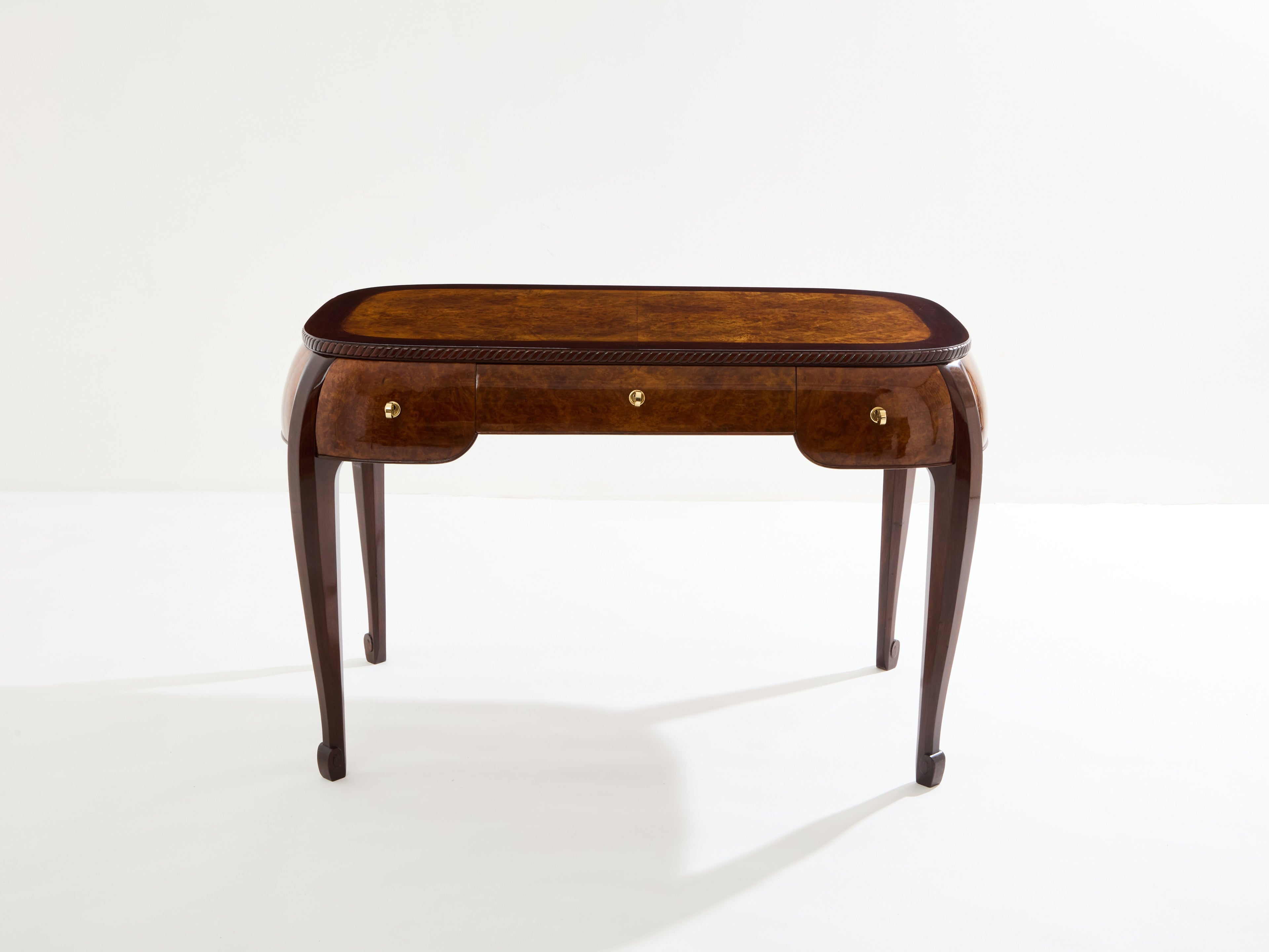 Süe & Mare rosewood and amboyna burl desk 1921