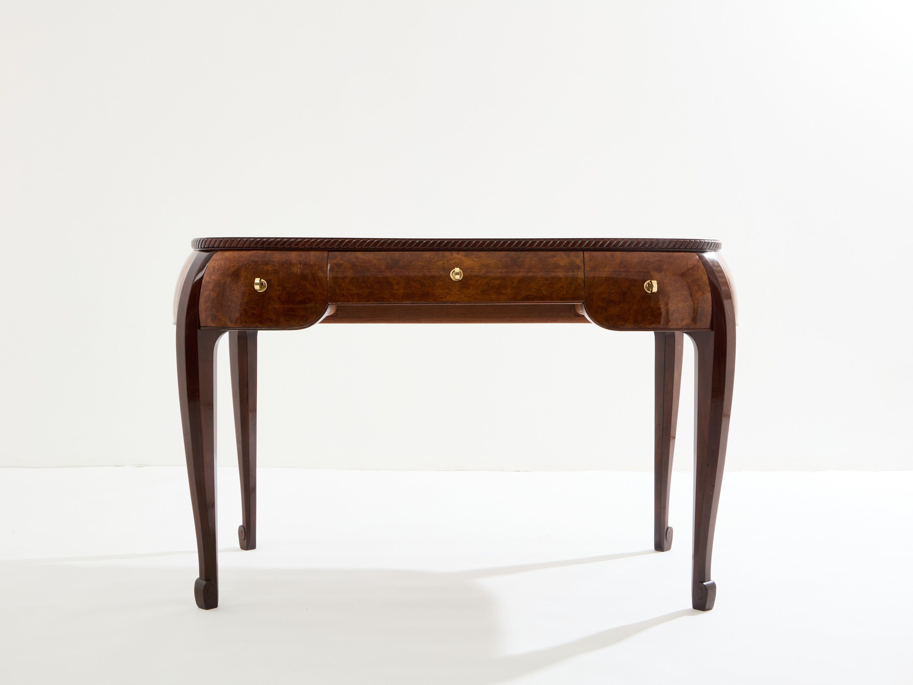 Süe & Mare rosewood and amboyna burl desk 1921