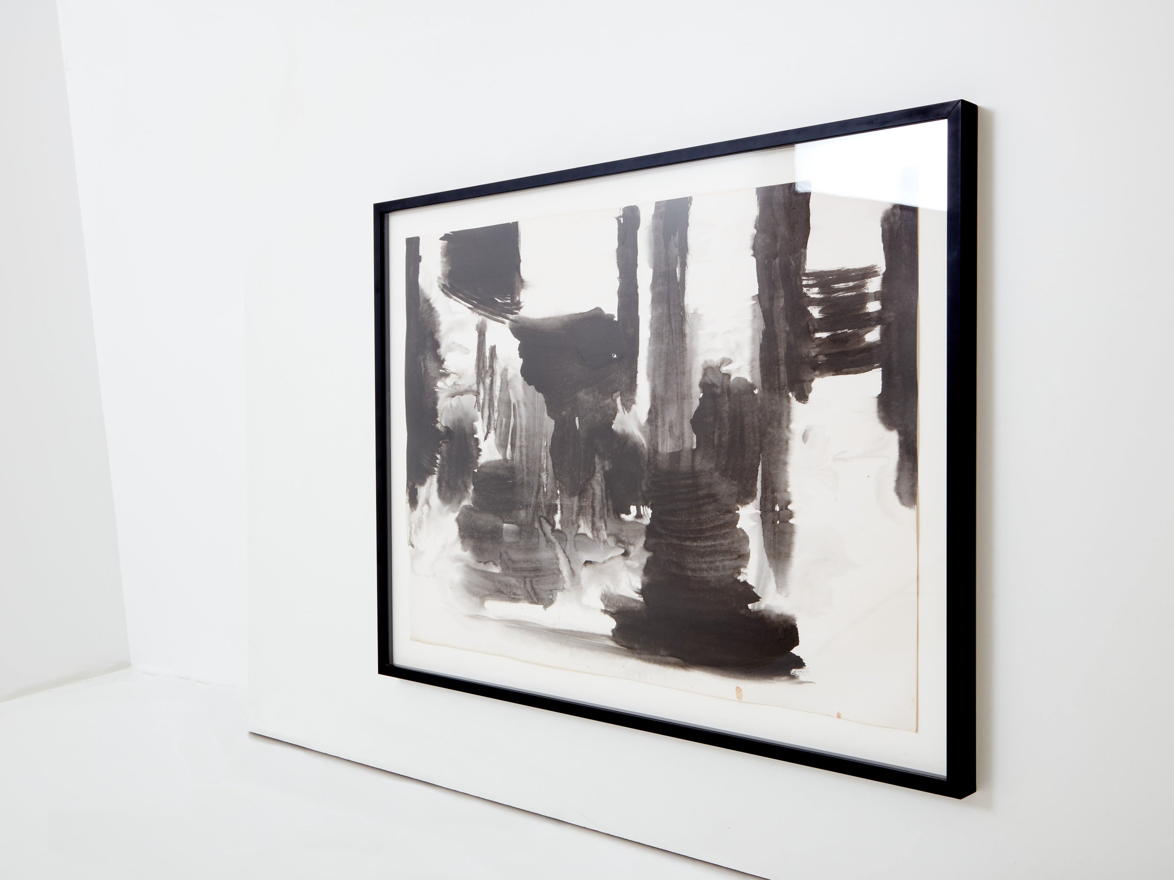 T’ang Haywen diptych ink on paper 1975