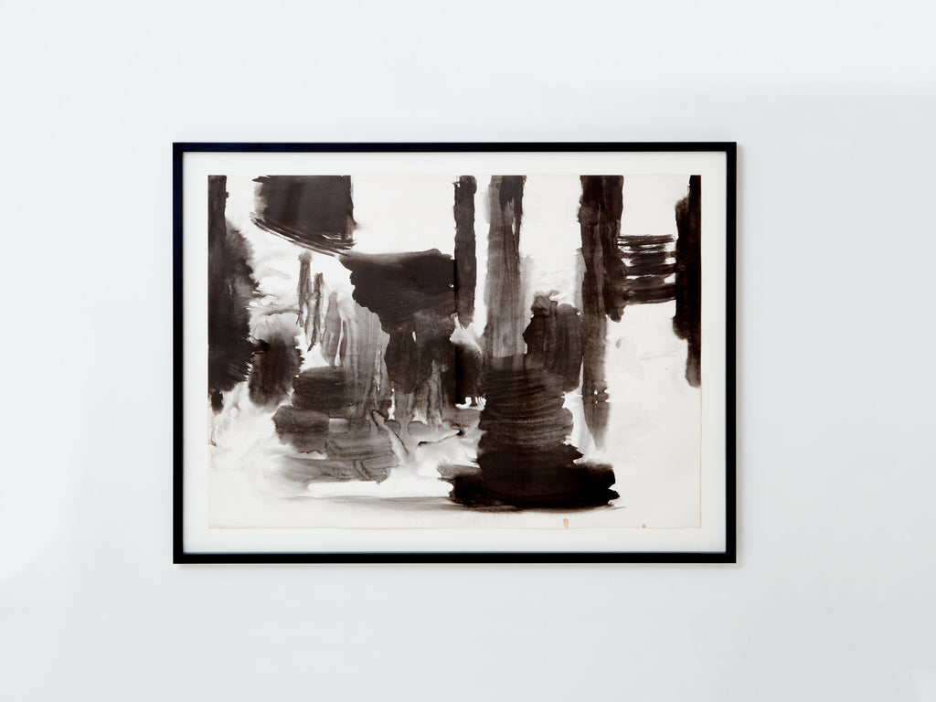 T’ang Haywen diptych ink on paper 1975