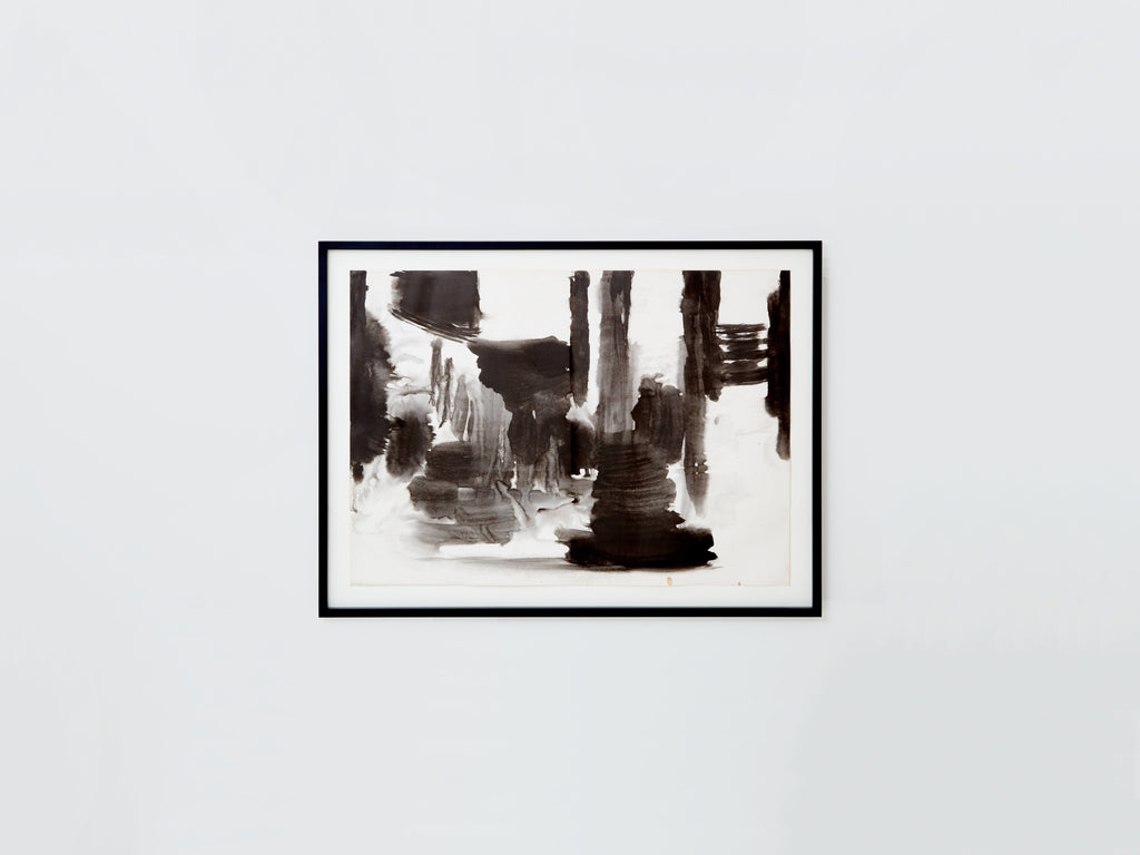 T’ang Haywen diptych ink on paper 1975