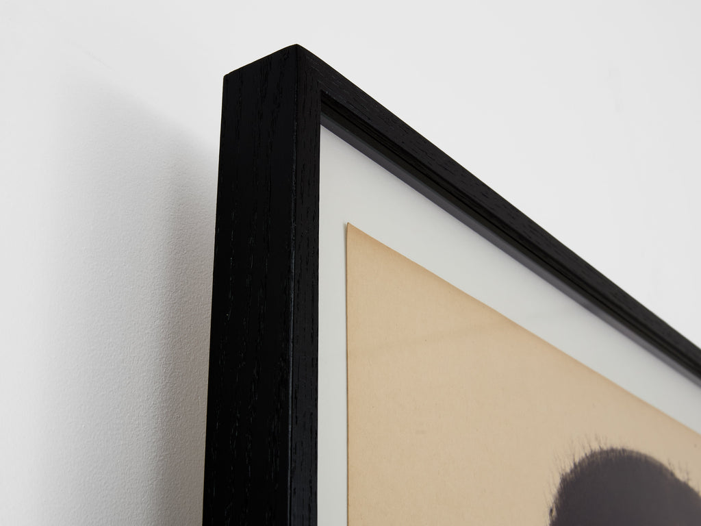 T’ang Haywen signed diptych ink on beige paper 1972