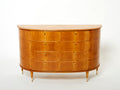 Tomaso Buzzi Italian sycamore and brass commode 1940s