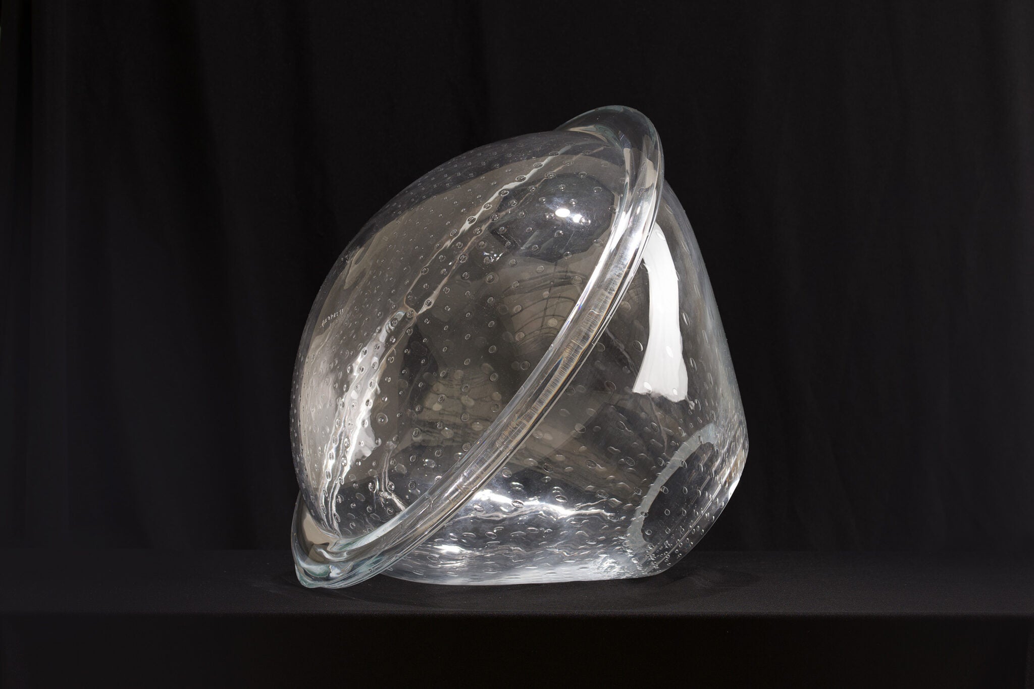 l'Anverre, Sem Schanzer ‘Tupi’ Vase in clear glass