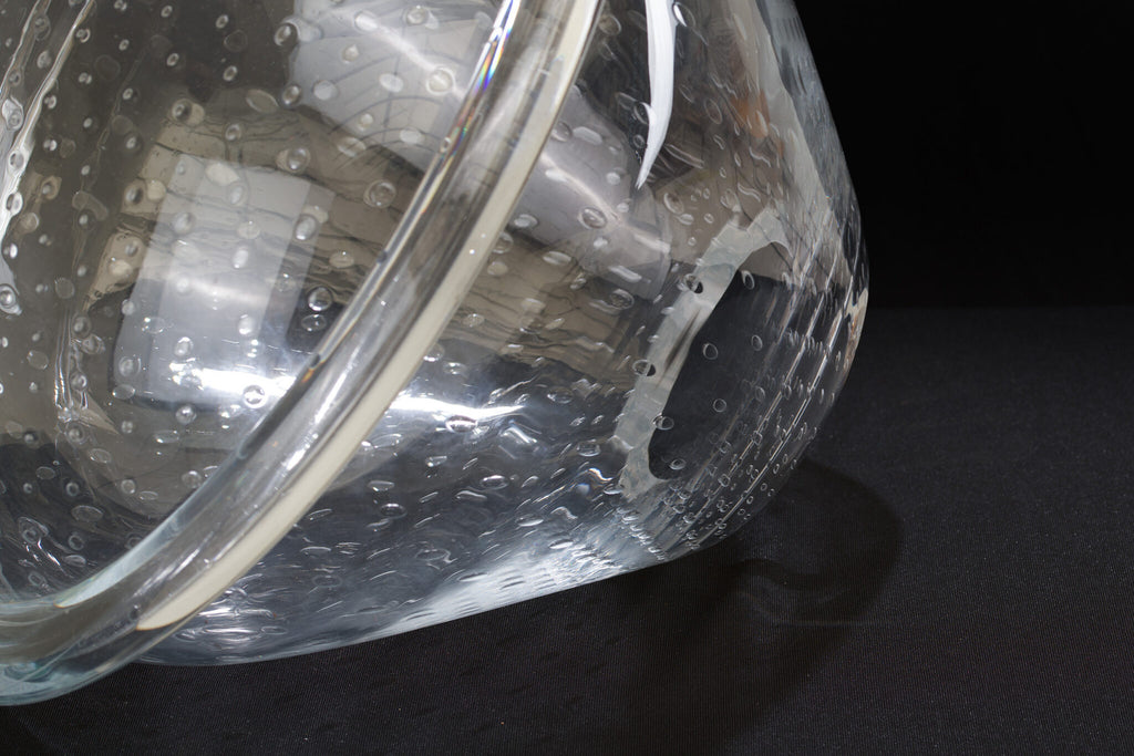 l'Anverre, Sem Schanzer ‘Tupi’ Vase in clear glass